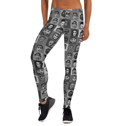 Party Monster Black and White Leggings